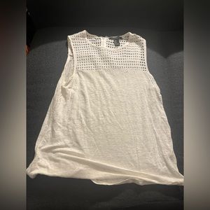 Forever 21 White Tank Top Blouse